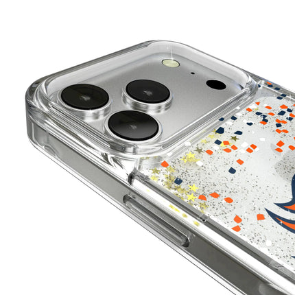 Denver Broncos Confetti Glitter Phone Case for Apple iPhone
