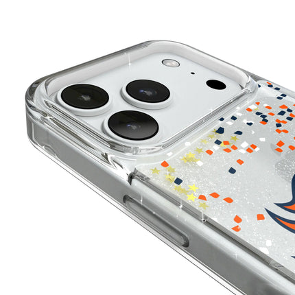 Denver Broncos Confetti Glitter Phone Case for Apple iPhone