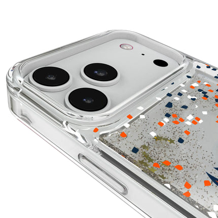 Denver Broncos Confetti Glitter Phone Case for Apple iPhone
