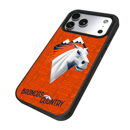 Denver Broncos Deco Bump Phone Case for Apple iPhone