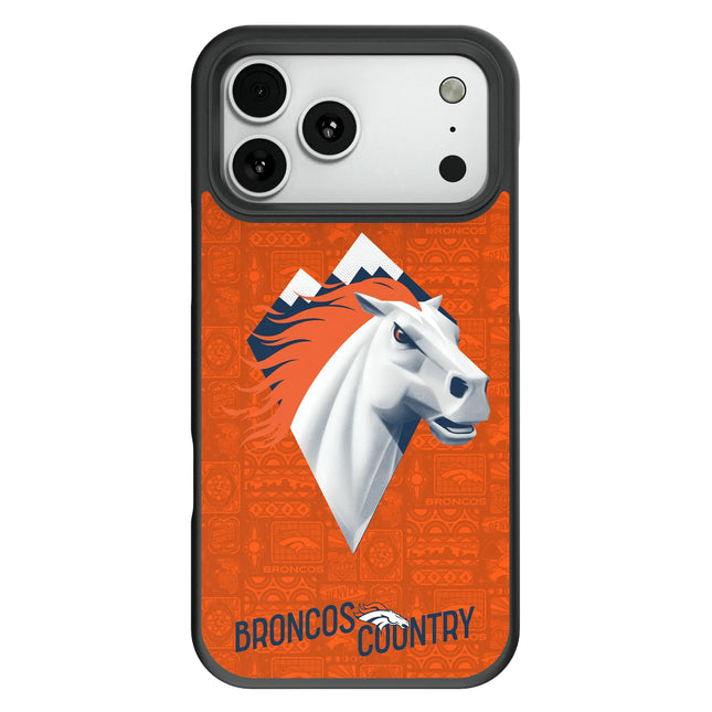 Denver Broncos Deco Bump Phone Case for Apple iPhone