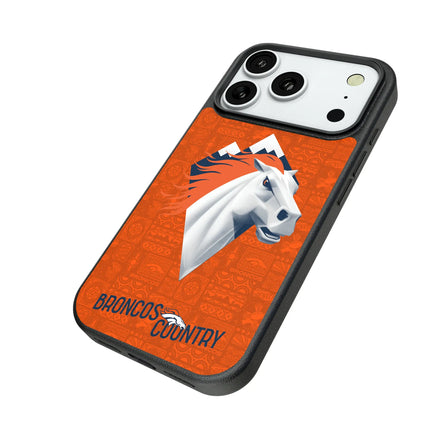 Denver Broncos Deco MagSafe Compatible Phone Case for Apple iPhone