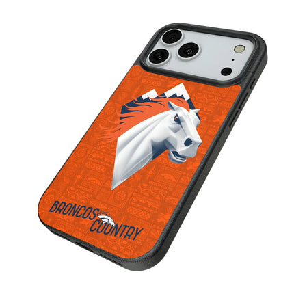 Denver Broncos Deco MagSafe Compatible Phone Case for Apple iPhone