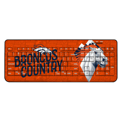 Denver Broncos Deco Wireless USB Keyboard