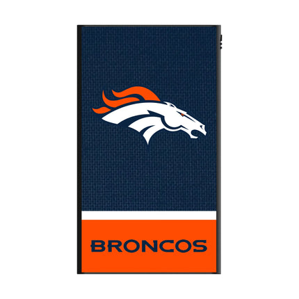 Denver Broncos Endzone Solid 5000mAh Flat Powerbank