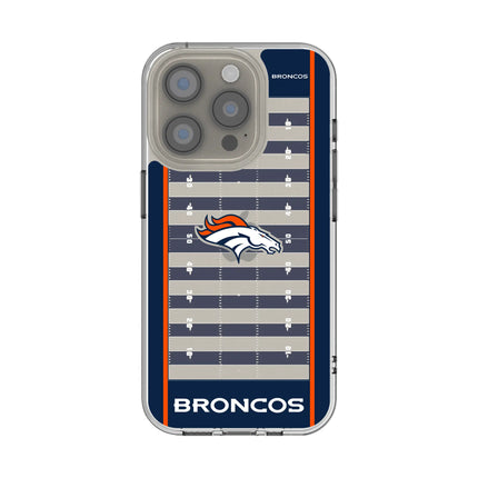 Denver Broncos Field Clear Phone Case for Apple iPhone