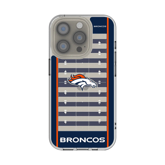 Denver Broncos Field Clear Phone Case for Apple iPhone