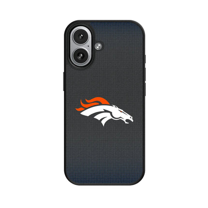 Denver Broncos Linen MagSafe Compatible Phone Case for Apple iPhone