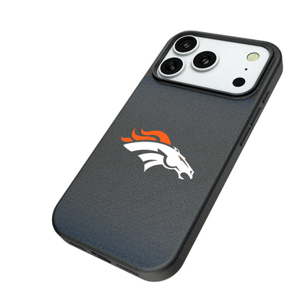 Denver Broncos Linen MagSafe Compatible Phone Case for Apple iPhone
