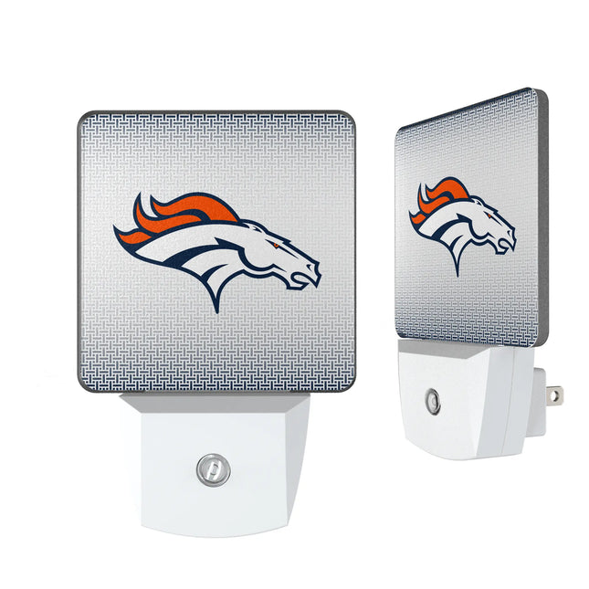 Denver Broncos Linen Night Light 2-Pack