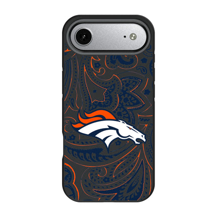 Denver Broncos Paisley Bump Phone Case for Apple iPhone