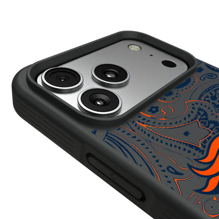 Denver Broncos Paisley Bump Phone Case for Apple iPhone