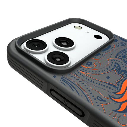 Denver Broncos Paisley Bump Phone Case for Apple iPhone