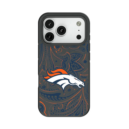 Denver Broncos Paisley Bump Phone Case for Apple iPhone