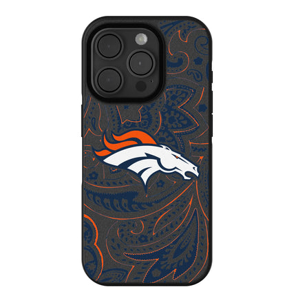 Denver Broncos Paisley Bump Phone Case for Apple iPhone