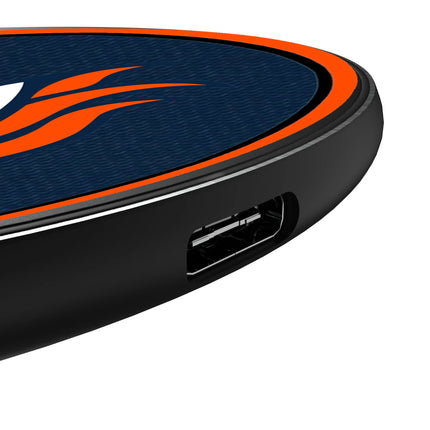 Denver Broncos Stripe 15-Watt Wireless Charger