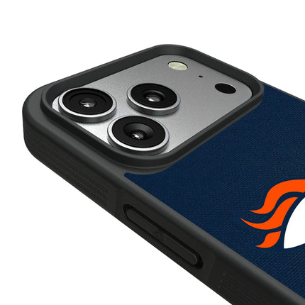 Denver Broncos Stripe Bump Phone Case for Apple iPhone