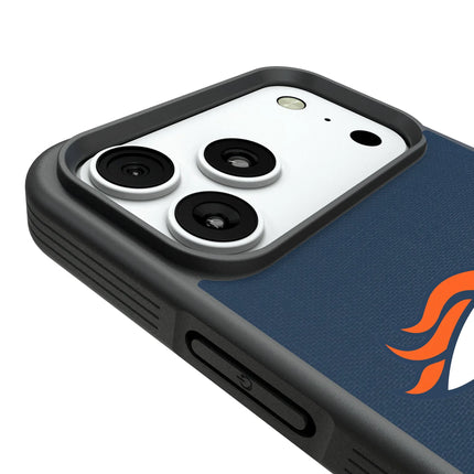Denver Broncos Stripe Bump Phone Case for Apple iPhone