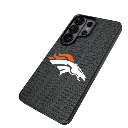 Denver Broncos Text Backdrop MagSafe Compatible Phone Case for Samsung Galaxy