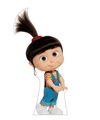 Despicable Me 4 Agnes Lifesize Cardboard Cutout