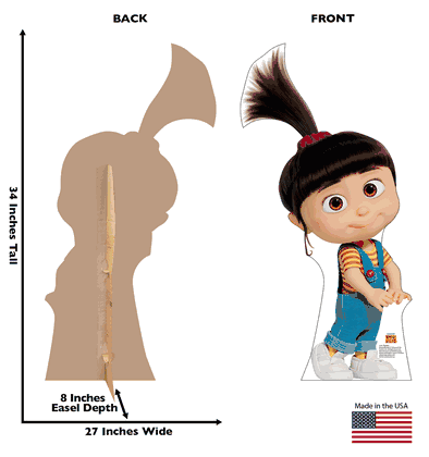 Despicable Me 4 Agnes Lifesize Cardboard Cutout