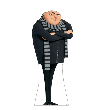 Despicable Me 4 Gru Lifesize Cardboard Cutout