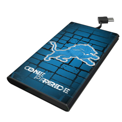 Detroit Lions 5000mAh Flat Powerbank Brick