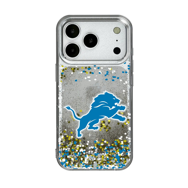 Detroit Lions Glitter Phone Case Confetti for iPhone