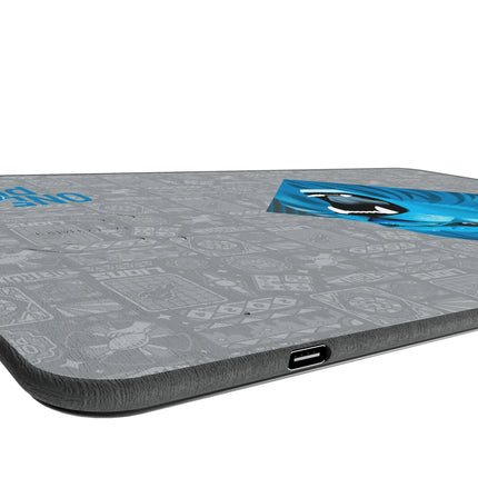 Detroit Lions 15-Watt Wireless Charger & Mouse Pad Deco