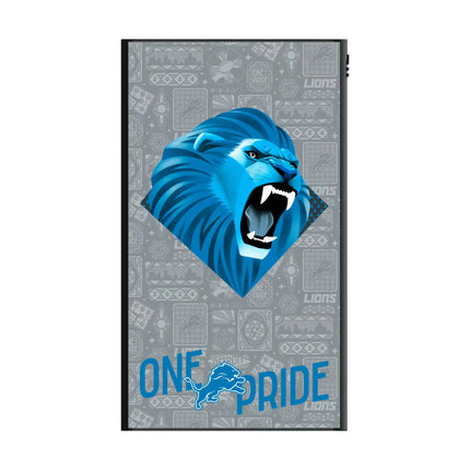 Detroit Lions 5000mAh Flat Powerbank Deco