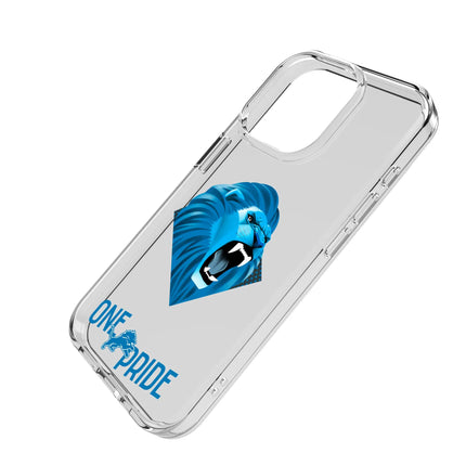 Detroit Lions Clear Phone Case Deco for iPhone