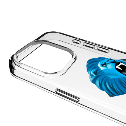 Detroit Lions Clear Phone Case Deco for iPhone