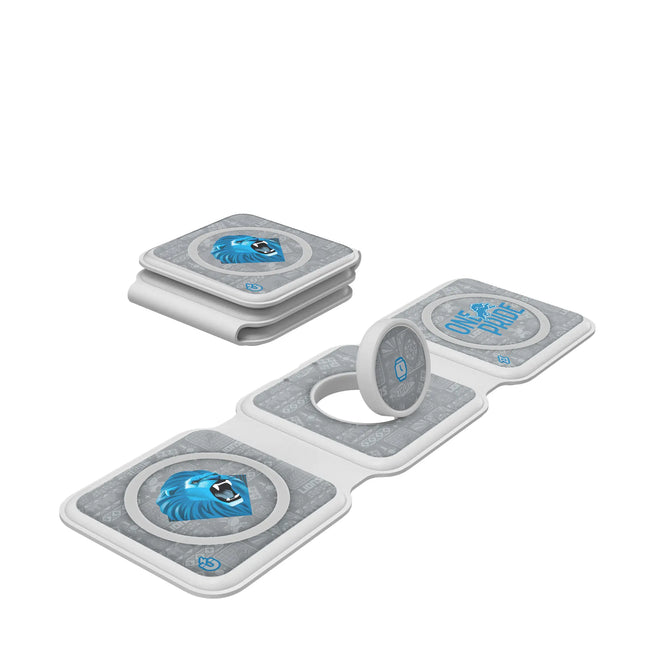 Detroit Lions Foldable 3 in 1 Charger Deco