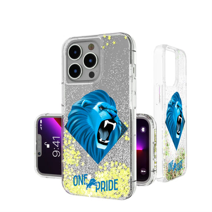 Detroit Lions Glitter Phone Case Deco for iPhone