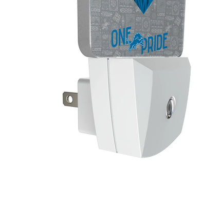 Detroit Lions Night Light 2-Pack Deco