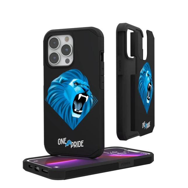 Detroit Lions Rugged Phone Case Deco for iPhone