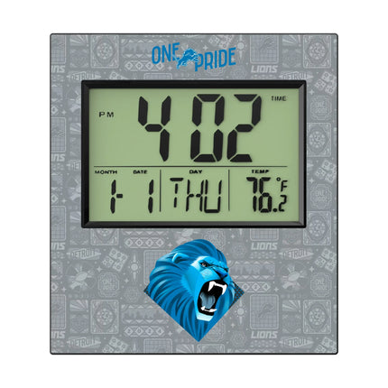 Detroit Lions Wall Clock Deco