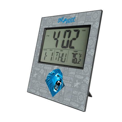 Detroit Lions Wall Clock Deco