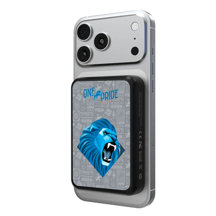 Detroit Lions Wireless Mag Power Bank Deco
