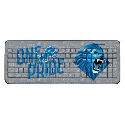 Detroit Lions Wireless USB Keyboard Deco