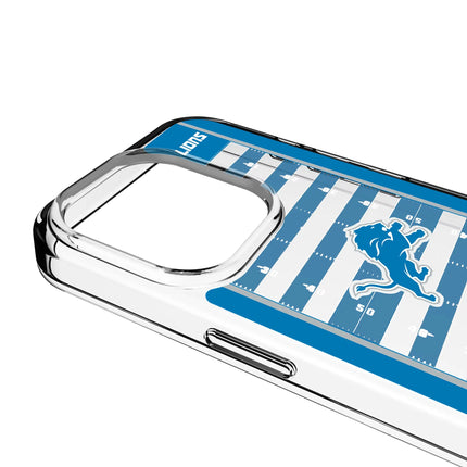 Detroit Lions Clear Phone Case Field for iPhone