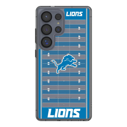 Detroit Lions Clear Phone Case Field for Samsung Galaxy