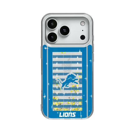Detroit Lions Field Glitter Phone Case for Apple iPhone