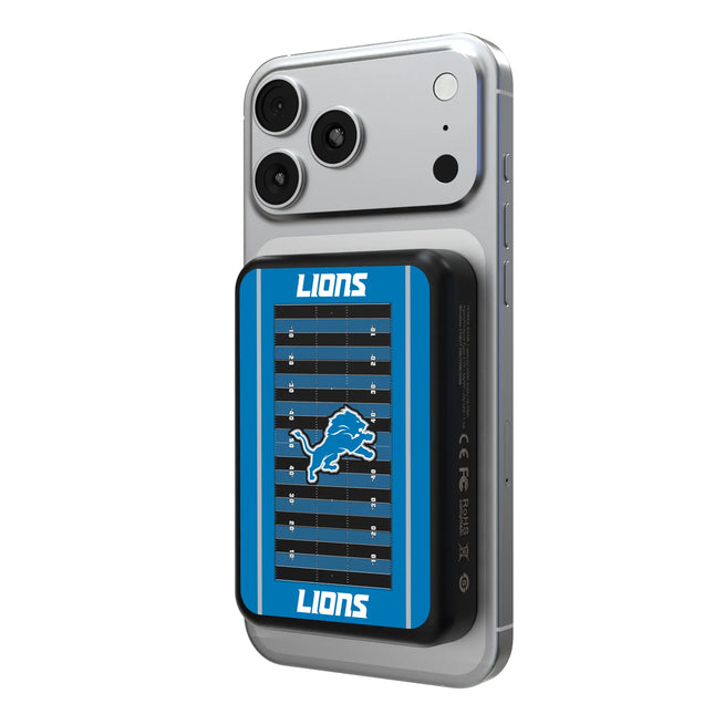 Detroit Lions Wireless Mag Power Bank Field