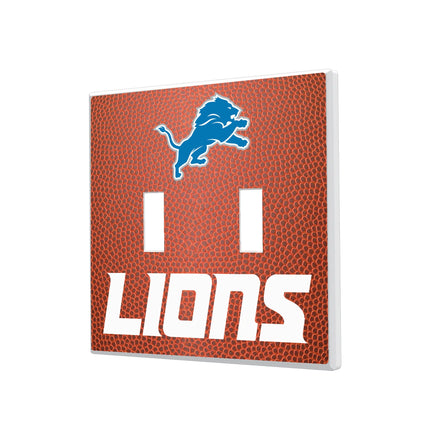 Detroit Lions Hidden-Screw Light Switch Plate Football