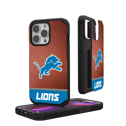 Detroit Lions Rugged Phone Case Football for iPhone