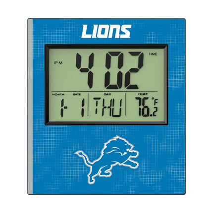 Detroit Lions Wall Clock Hatch