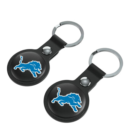 Detroit Lions Black Airtag Holder 2-Pack Insignia