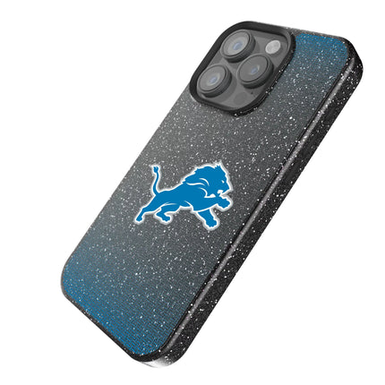 Detroit Lions Black Bling Phone Case Linen for iPhone