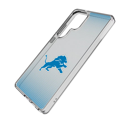 Detroit Lions Clear Phone Case Linen for Samsung Galaxy